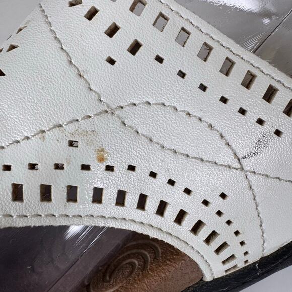 Rockport Ridge Cutout Sandal Thong Women's Size 8.5 White Boho Beach Comfy - Picture 8 of 9